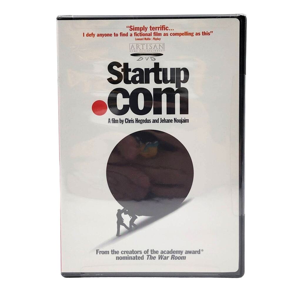 Startup.com Documentary DVD 2001 New Sealed Chris Hegedus Jehane Noujam